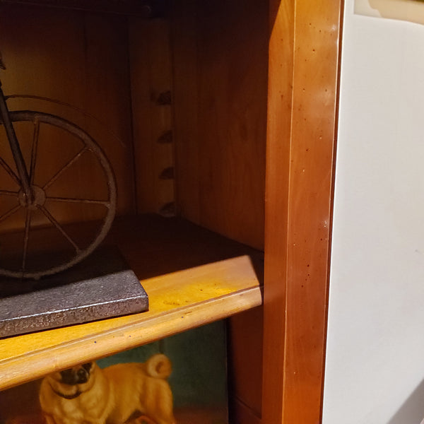 Open Bookcase - Two Drawer Cherry Deco
