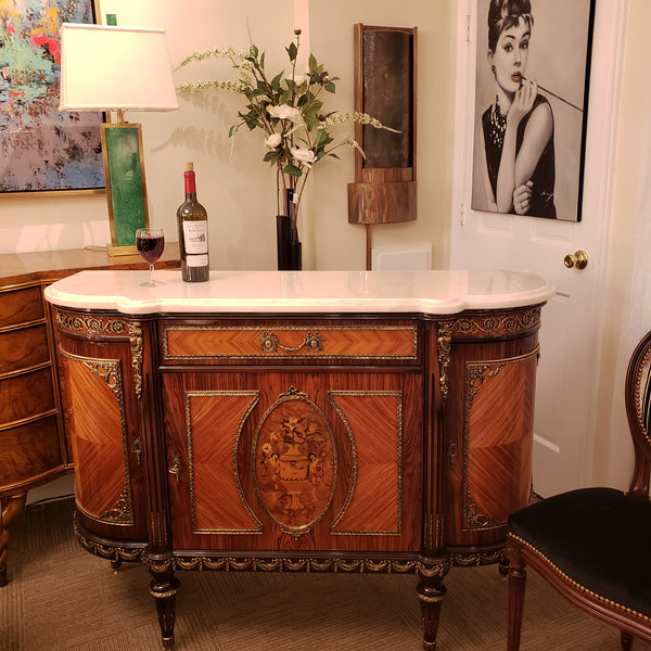 Louis XVI Petite Buffet - Rosewood with Inlay