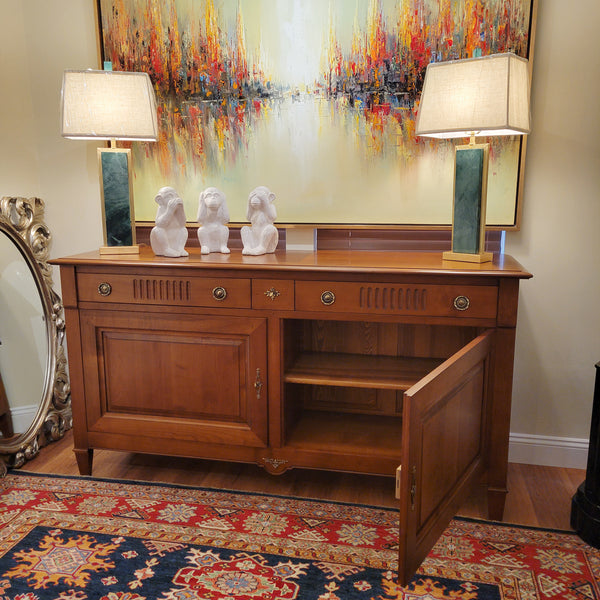 Directoire Buffet - Cherry Two Door and Three Drawer