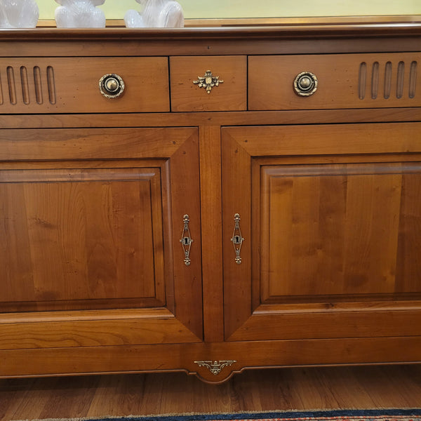 Directoire Buffet - Cherry Two Door and Three Drawer