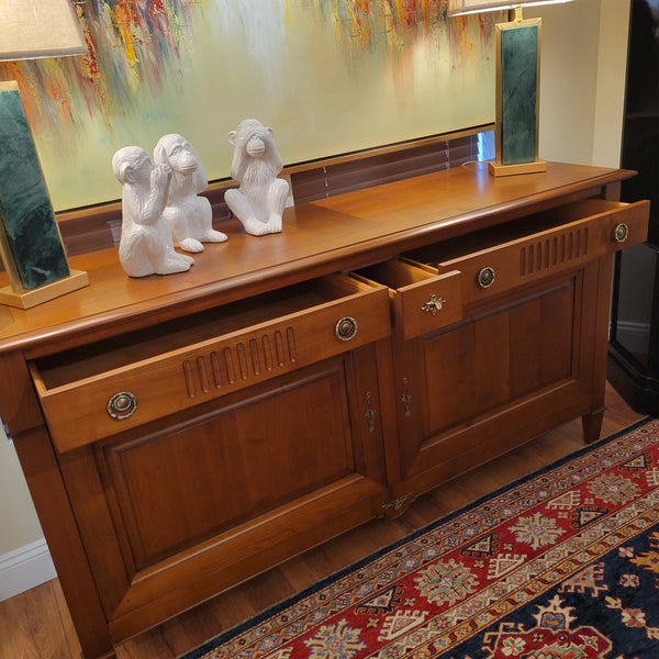 Directoire Buffet - Cherry Two Door and Three Drawer