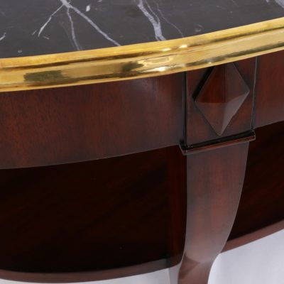 Deco Coffee Table with Marble Top