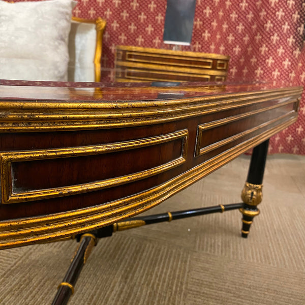Neoclassic Coffee Table Glass Top