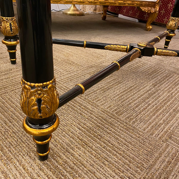 Neoclassic Coffee Table Glass Top