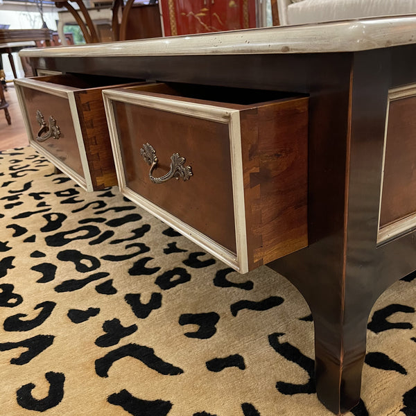 Cherry Deco Coffee Table - Six Drawer