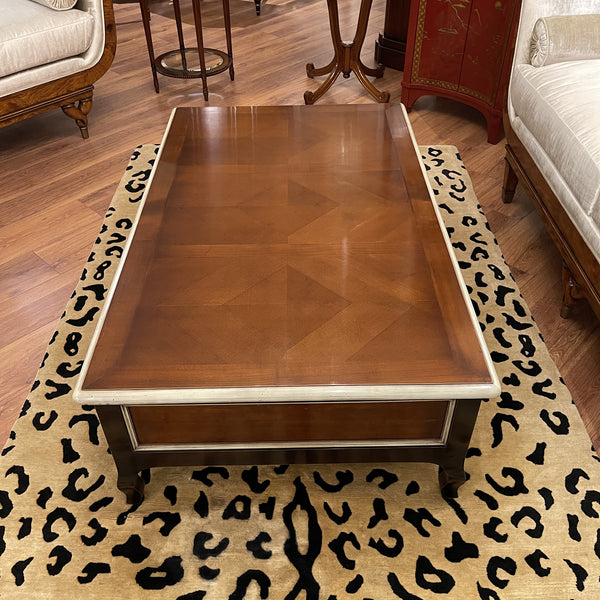 Cherry Deco Coffee Table - Six Drawer