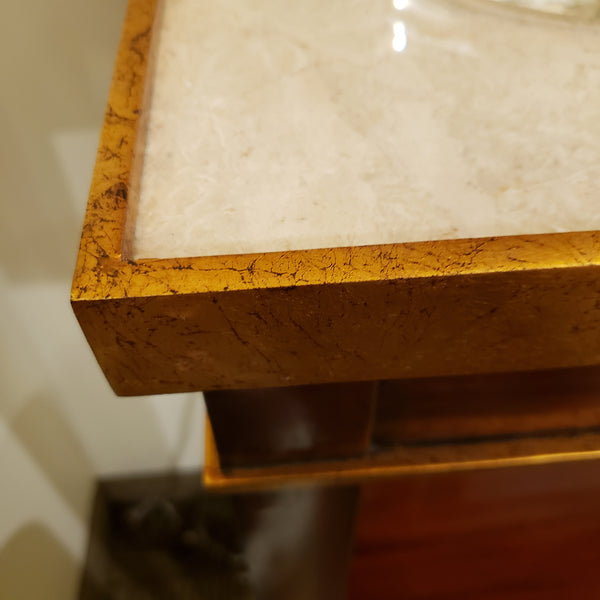 Deco Console with Marble Top