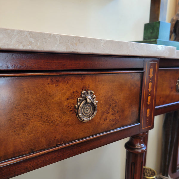 Louis XVI Console Eloise - Mahogany and Burl