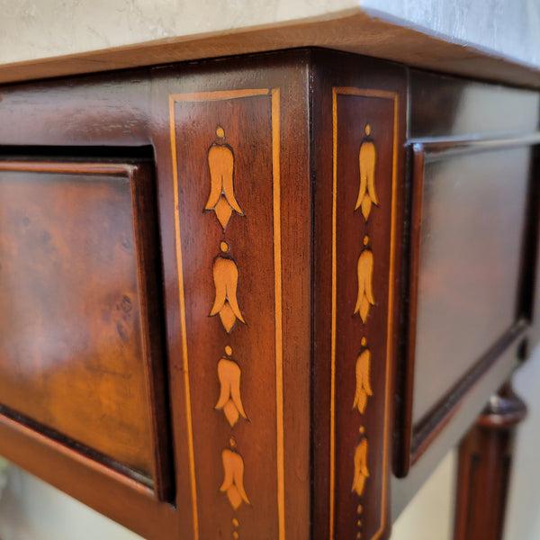 Louis XVI Console Eloise - Mahogany and Burl