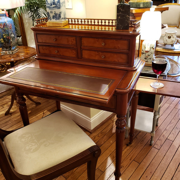 Louis Philippe Bureau De Dame - Mahogany and Burl