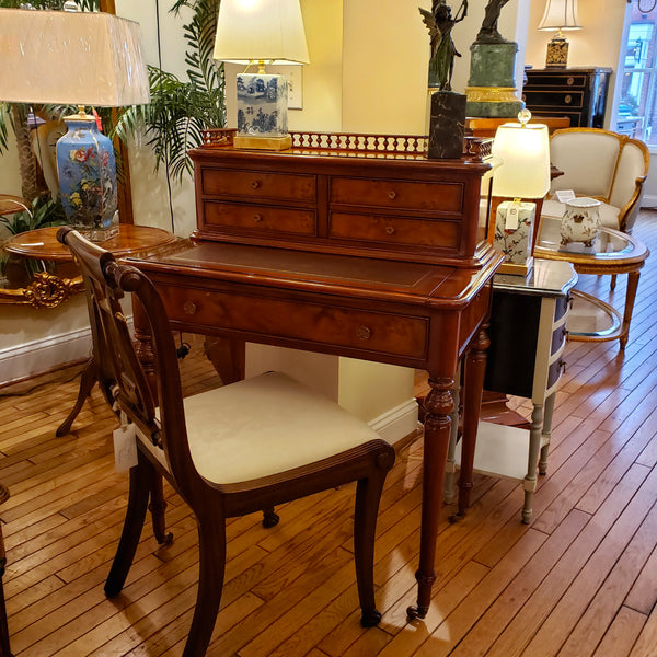 Louis Philippe Bureau De Dame - Mahogany and Burl