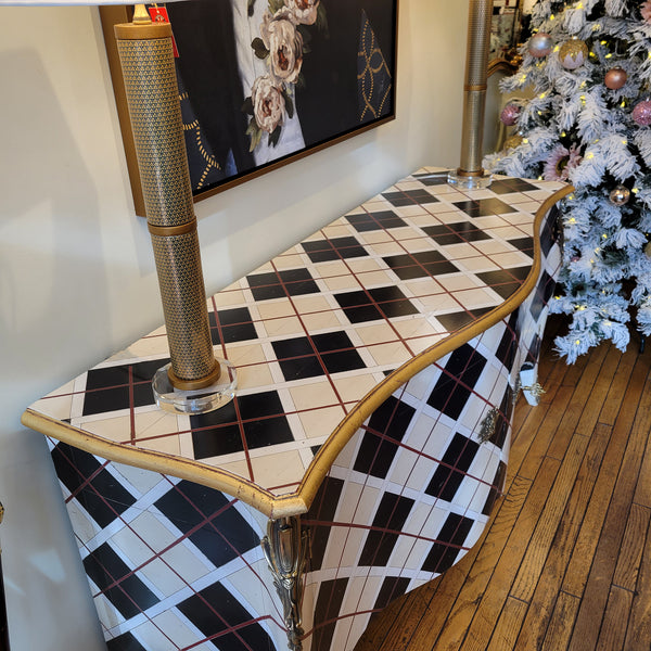 Buffet Arbalette - Deco Check-Pattern Design