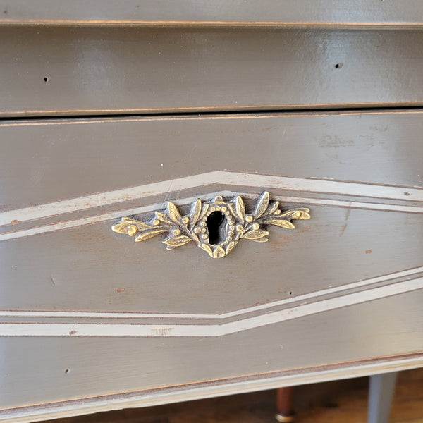 Directoire Losange Table A Ecrire – Gris Du Jour