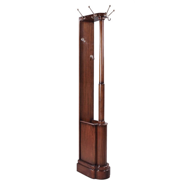 Coat Rack with Stand - Mahogany
