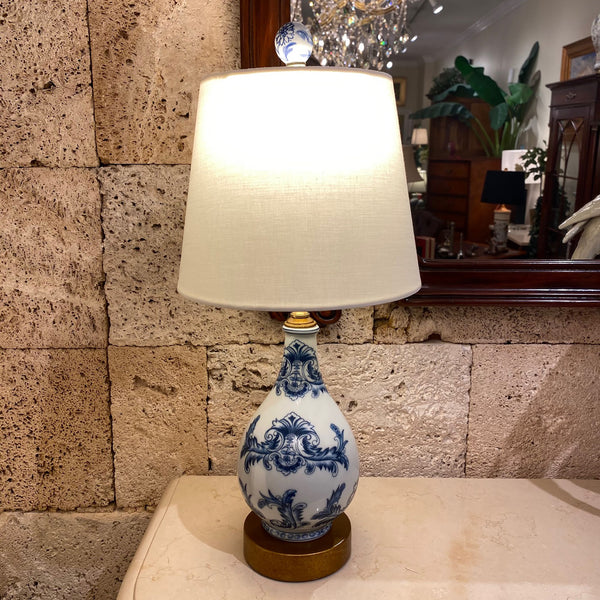 Mini Blue & Gold Vase Table Lamp
