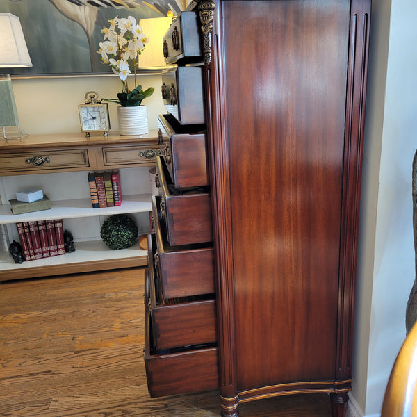 Louis XVI Lingerie Chest - Mahogany with Gold Leaf