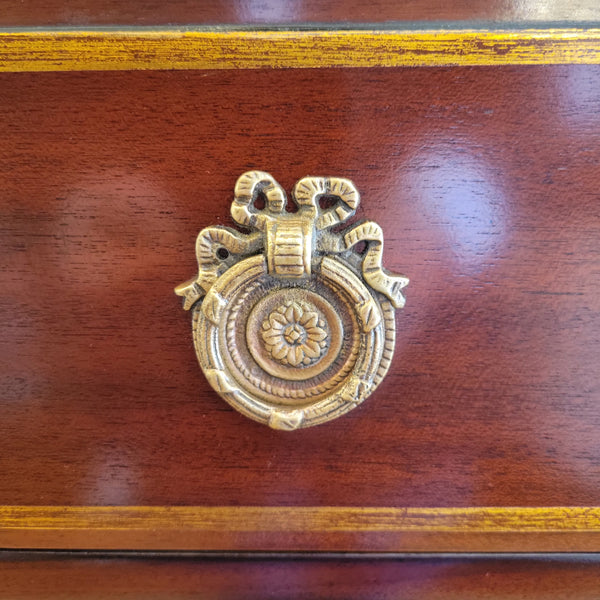 Louis XVI Lingerie Chest - Mahogany with Gold Leaf