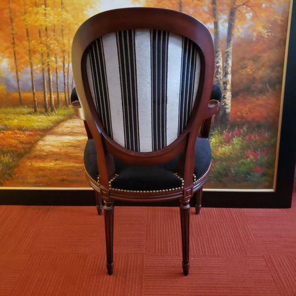 Louis XVI End Chair - Finish Mahogany