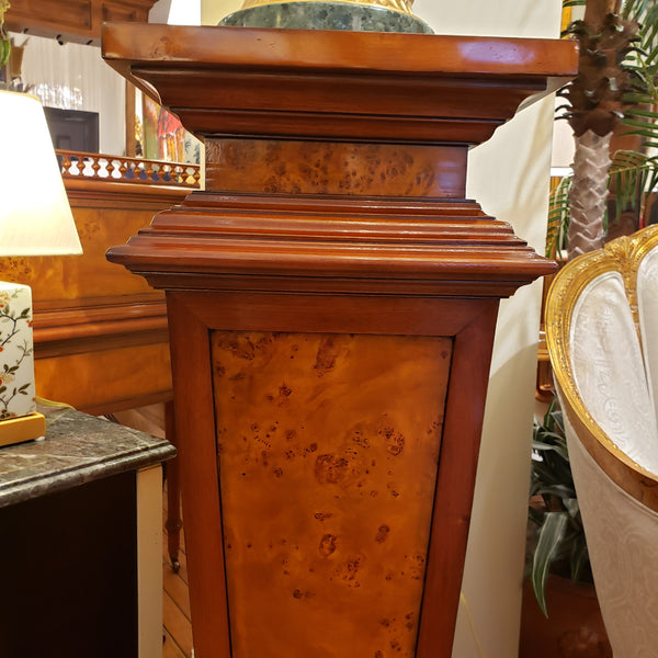 Neo-Classical Pedestal - Walnut Burl