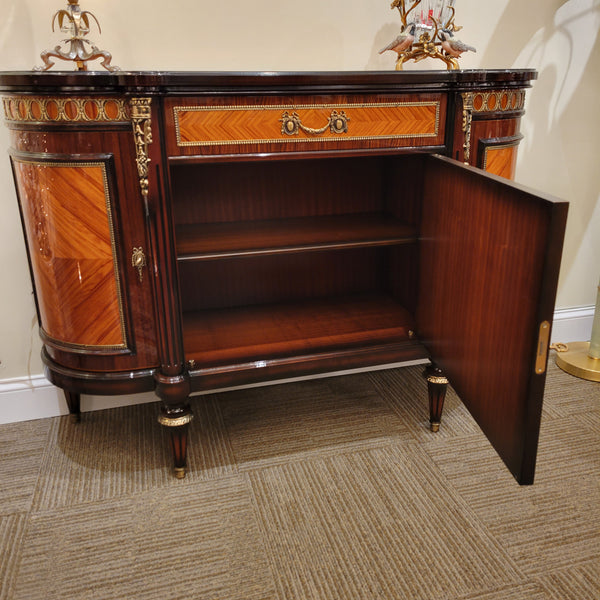 Louis XVI Petite Buffet - Rosewood Top with Musical Inlay
