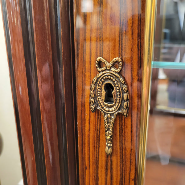 Louis XVI Rosewood Ormolu Vitrine Cabinet