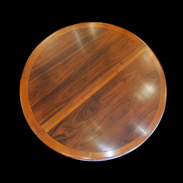 Directoire Four Leg Round Dining Table - Cherry Deco