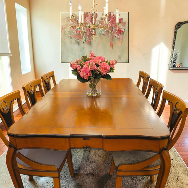 Louis XV Dining Table - Cherry Deco