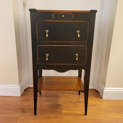 Commode Haute - Nightstand - High Chest in Black