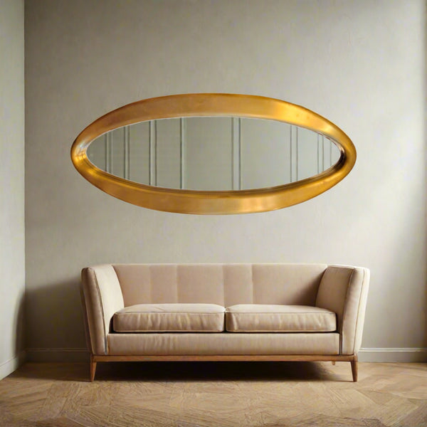 Oval Mirror Fortunee - Gold