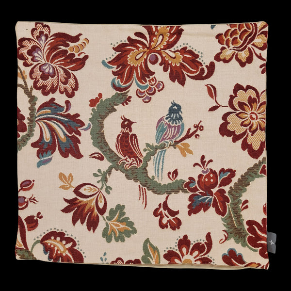 French Pillow Love Birds in multicolor