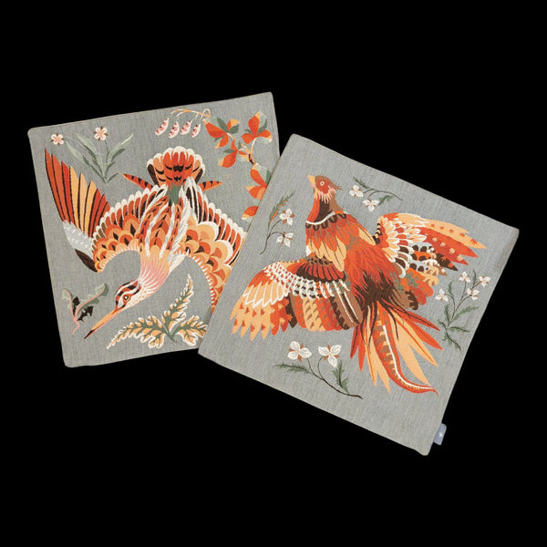 French Pillow Deco Hermes Blue