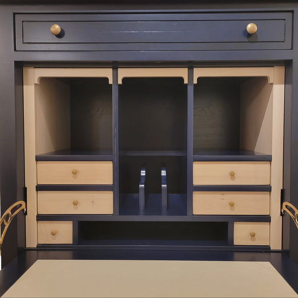 Grand Secretary Desk - Midnight Blue