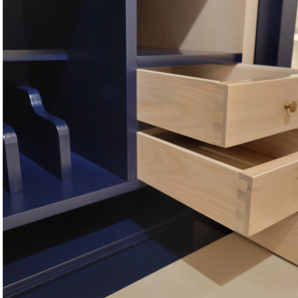 Grand Secretary Desk - Midnight Blue