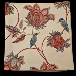 French Pillow Floral Birds