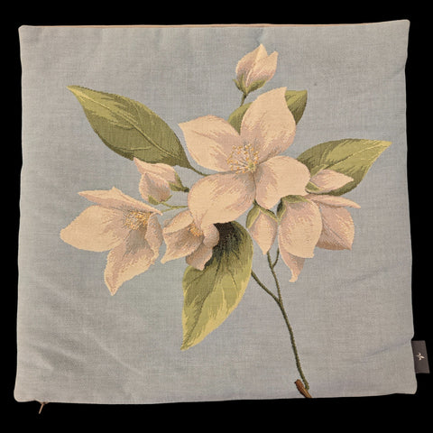 French Pillow Light Blue Flower