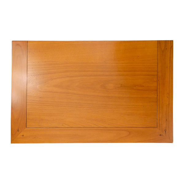 Petite Secretary Desk - Solid Cherry Wood w/Black Accent