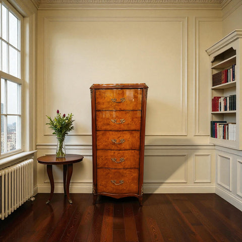 Louis XV Lingerie Chest - Burl