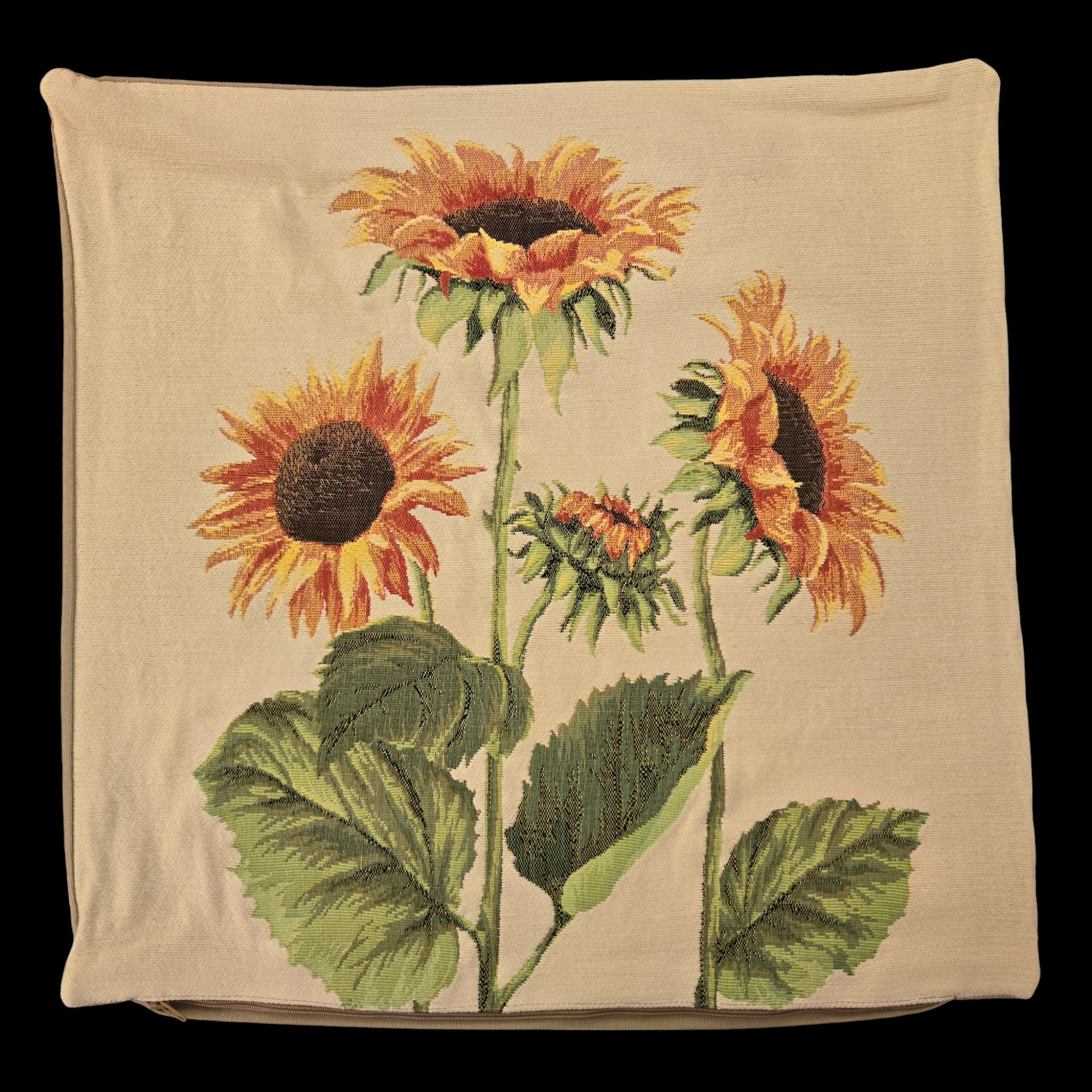 French Pillow Sunflowers