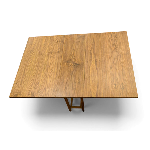 Walnut Drop Leaf Console Dining Table