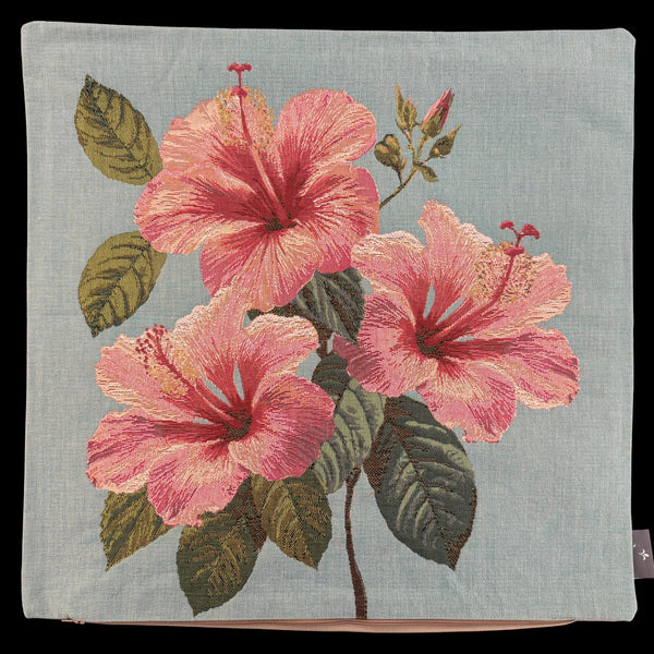 French Pillow Hibiscus Blue