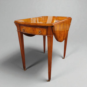 Roanne Burl walnut Side Table