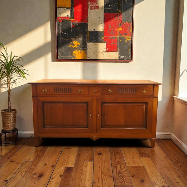 Directoire Buffet - Cherry Two Door and Three Drawer