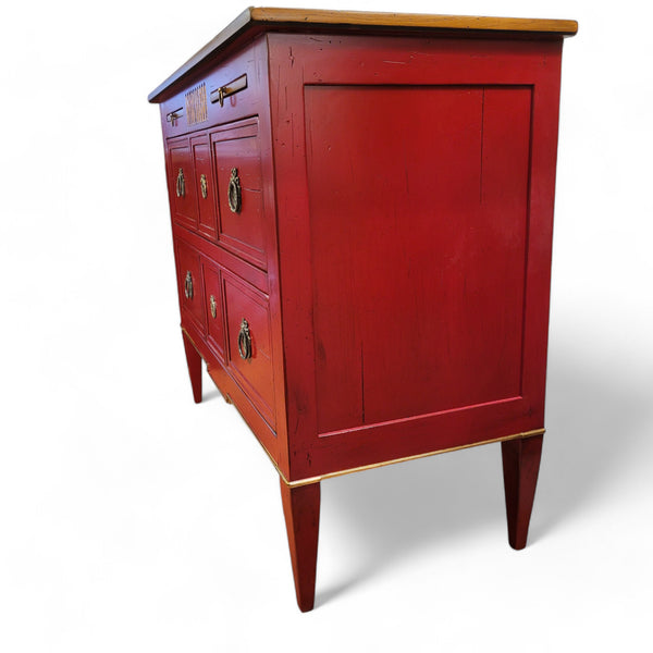 Commode Delphine - Rouge