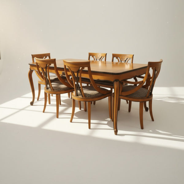Louis XV Dining Table - Cherry Deco