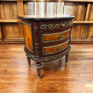 Louis XVI Three Door Rosewood Accent Table