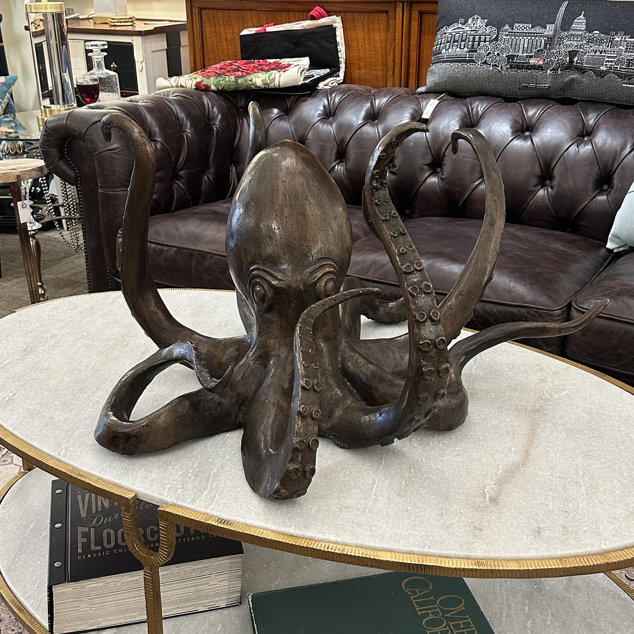 Octopus Bronze Statue