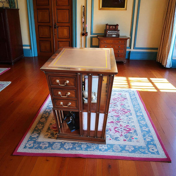 Rotating Bookcase - Mahogany
