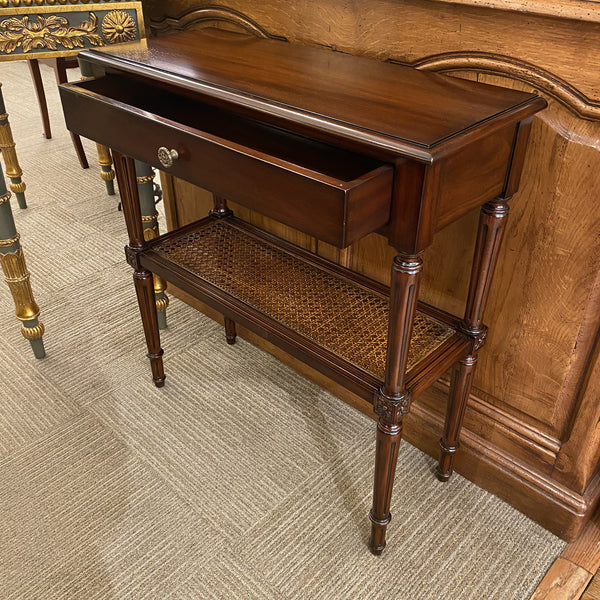 Mahogany Console - One Drawer