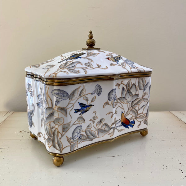 Porcelain Box with Bronze Ormolu