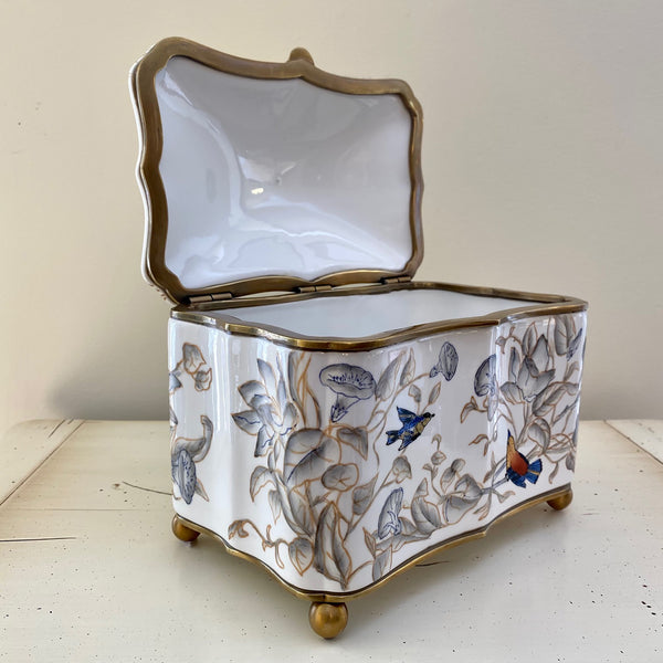 Porcelain Box with Bronze Ormolu